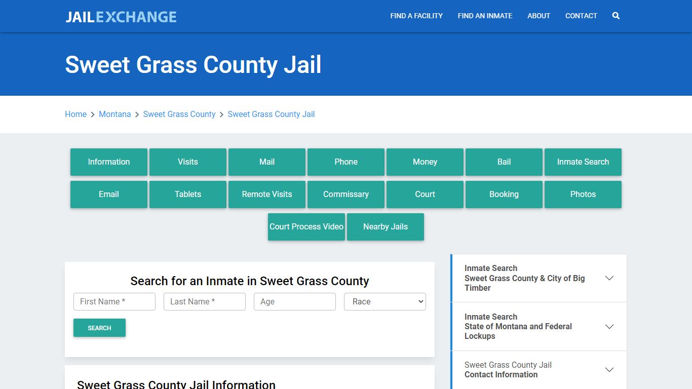 Sweet Grass County Jail Roster Lookup, MT, Inmate Search